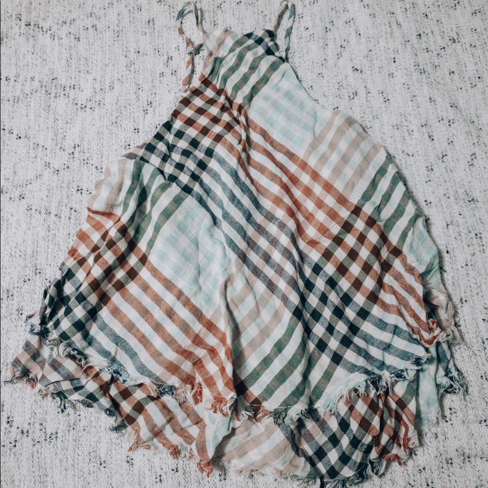 American Eagle Plaid Tank Top